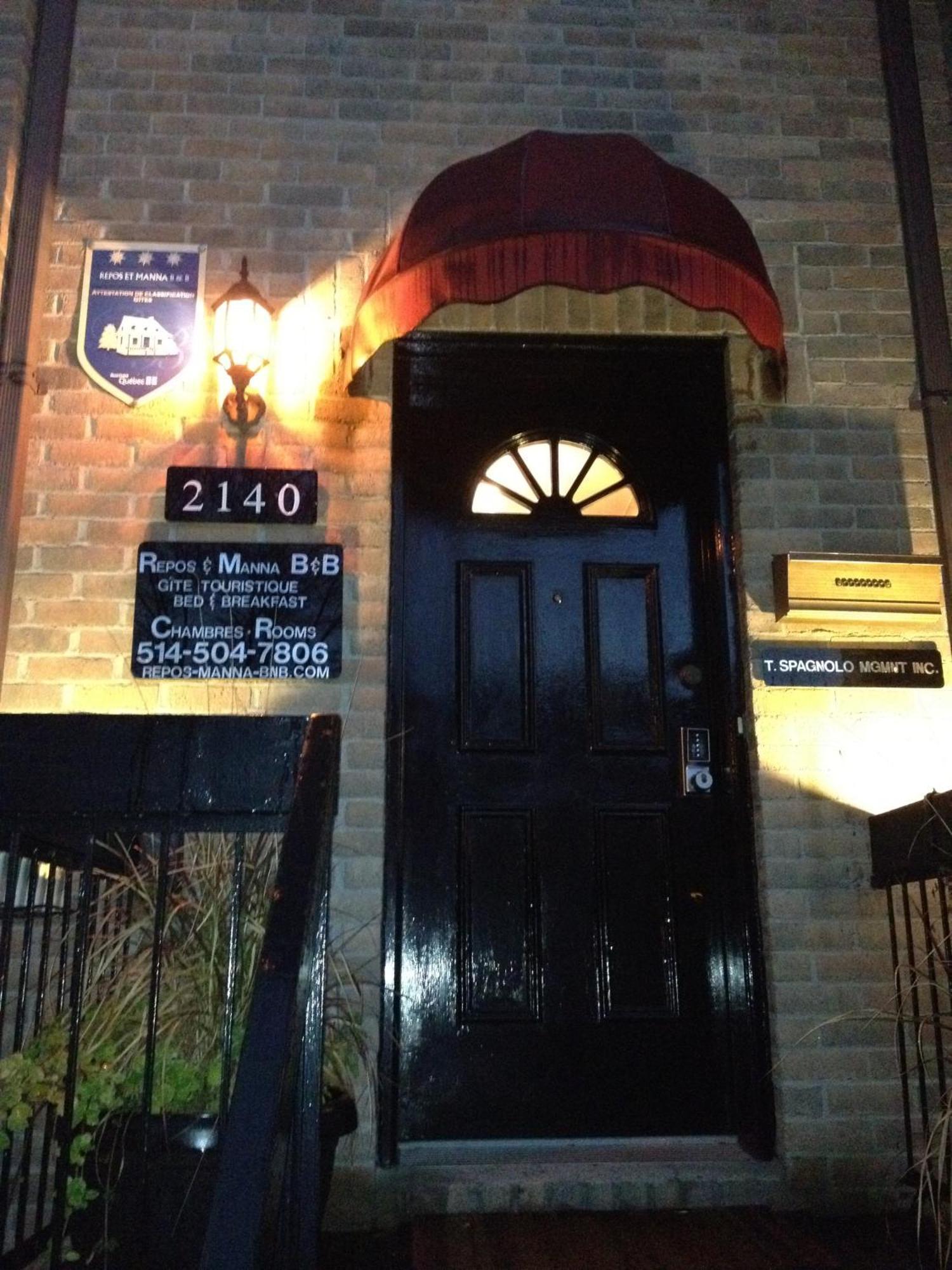 Bed and Breakfast Repos&Manna Downtown Montréal Exterior foto
